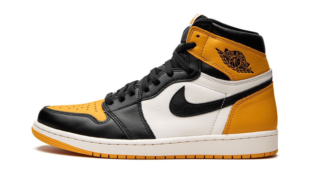 Jordan 1 Retro High Taxi Gelbe Zehenpartie