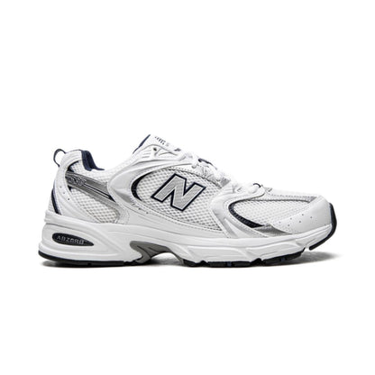 New Balance 530 Blanco Plata Azul Marino 