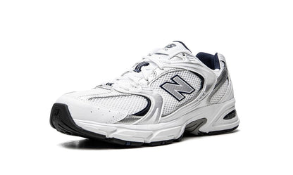 New Balance 530 Blanco Plata Azul Marino 