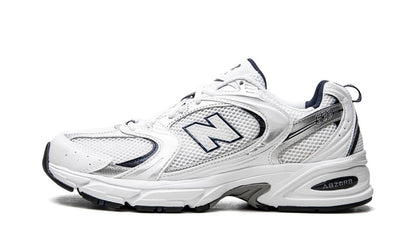 New Balance 530 Blanco Plata Azul Marino 