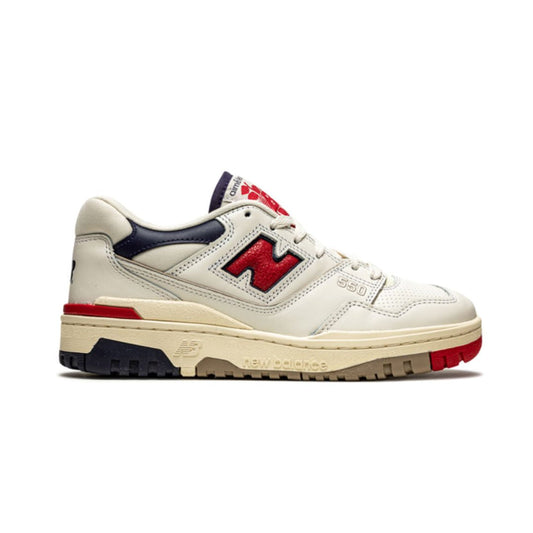 New Balance 550 Aime Leon Dore Weiß Marine Rot