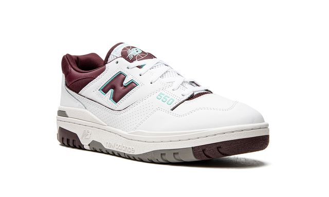 New Balance 550 Borgoña Cian