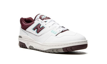 New Balance 550 Borgoña Cian