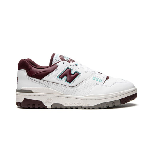 New Balance 550 Borgoña Cian
