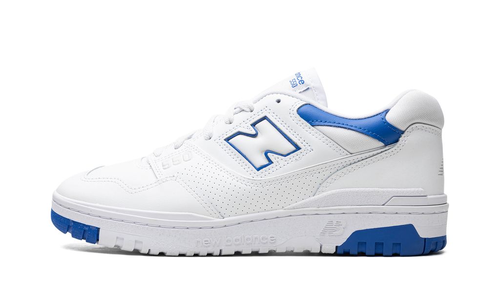 New Balance 550 Blanco Azul Cobalto