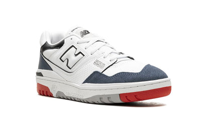 New Balance 550 Blanco Azul Marino Rojo