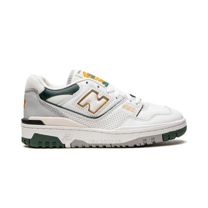 New Balance 550 Weiß Nachtwache Grün