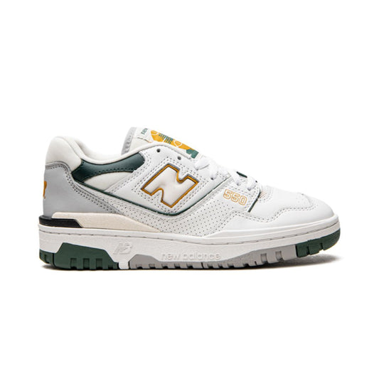 New Balance 550 Weiß Nachtwache Grün