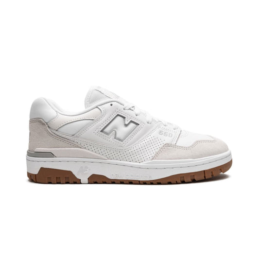 New Balance 550 Weiß/Gummi