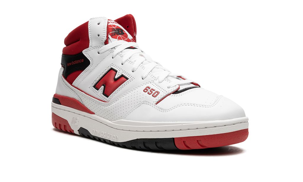 New Balance 650 Blanco/Rojo