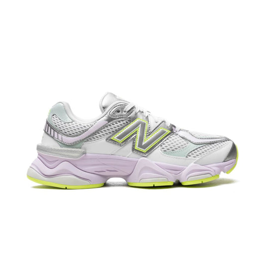 New Balance 9060 Weiß Silber Metallic Taro