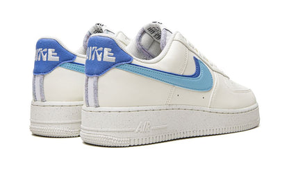 Nike Air Force 1 Double Swoosh Blanco Azul Medio
