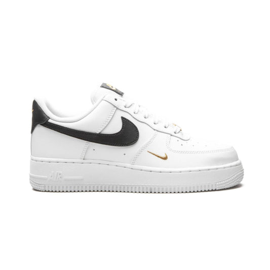 Nike Air Force 1 Essential Weiß Schwarz Gold
