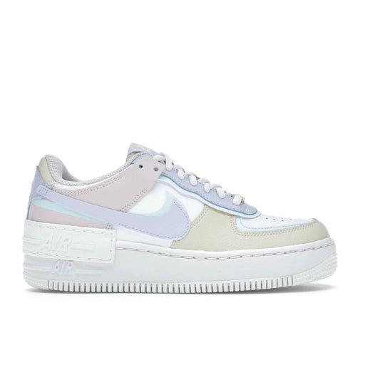 Nike Air Force 1 Shadow Weiß Gletscher Blau Ghost