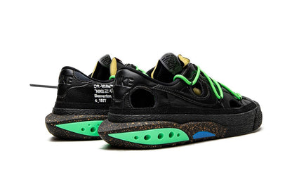 Nike Blazer Low Off-White Schwarz Electro Grün