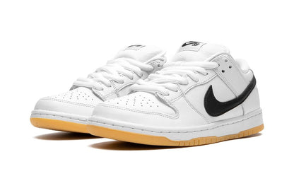 Nike SB Dunk Low Orange White Label Schwarz