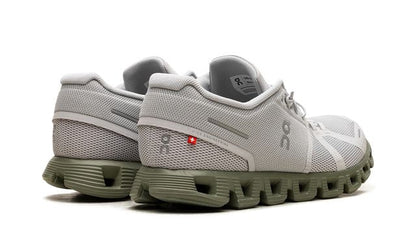 On Running Cloud 5 Gris Glaciar Verde Reseda