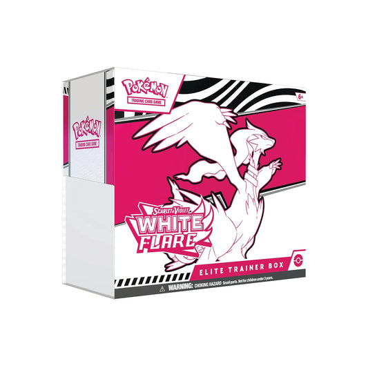 Pokémon Escarlata y Violeta: Caja de Entrenador Élite de Llamarada Blanca (2025)