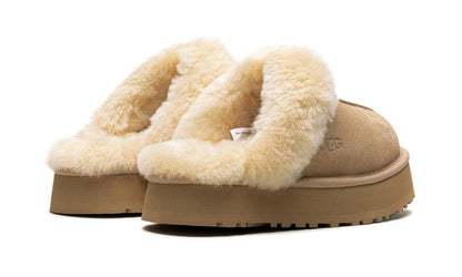 Pantuflas UGG Disquette para mujer en color arena
