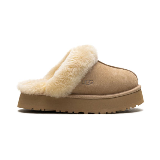 Pantuflas UGG Disquette para mujer en color arena
