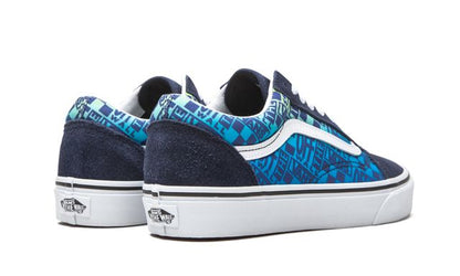 Logotipos Off-the-Wall de Vans Old Skool - Azul