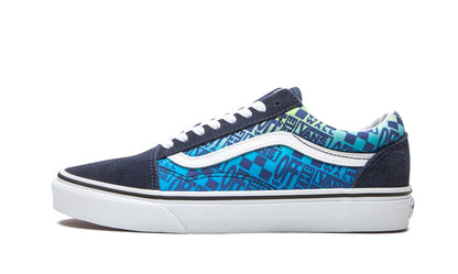 Logotipos Off-the-Wall de Vans Old Skool - Azul