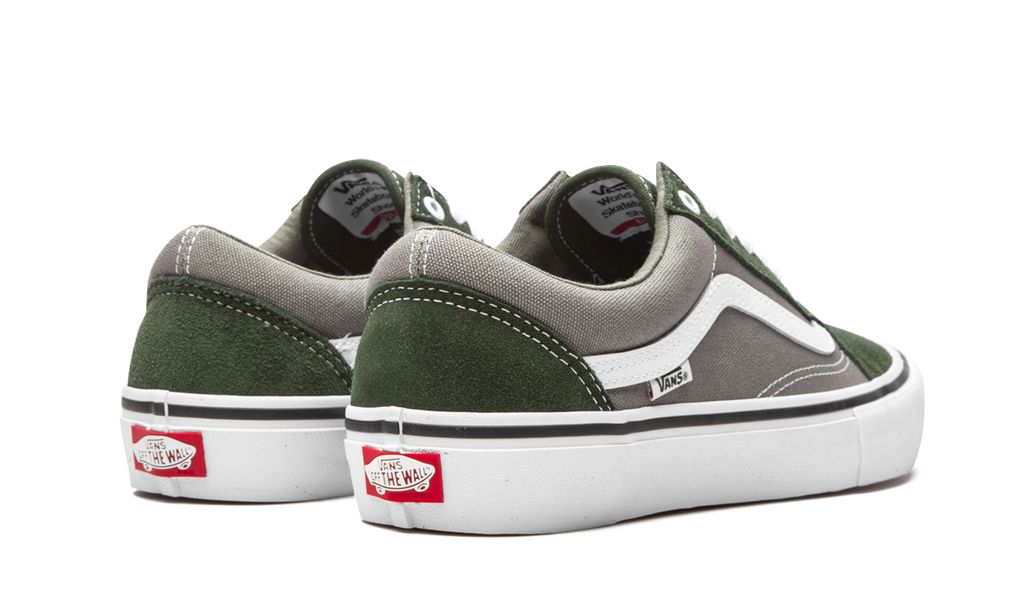 Vans Old Skool Pro Wald / Grau / Weiß